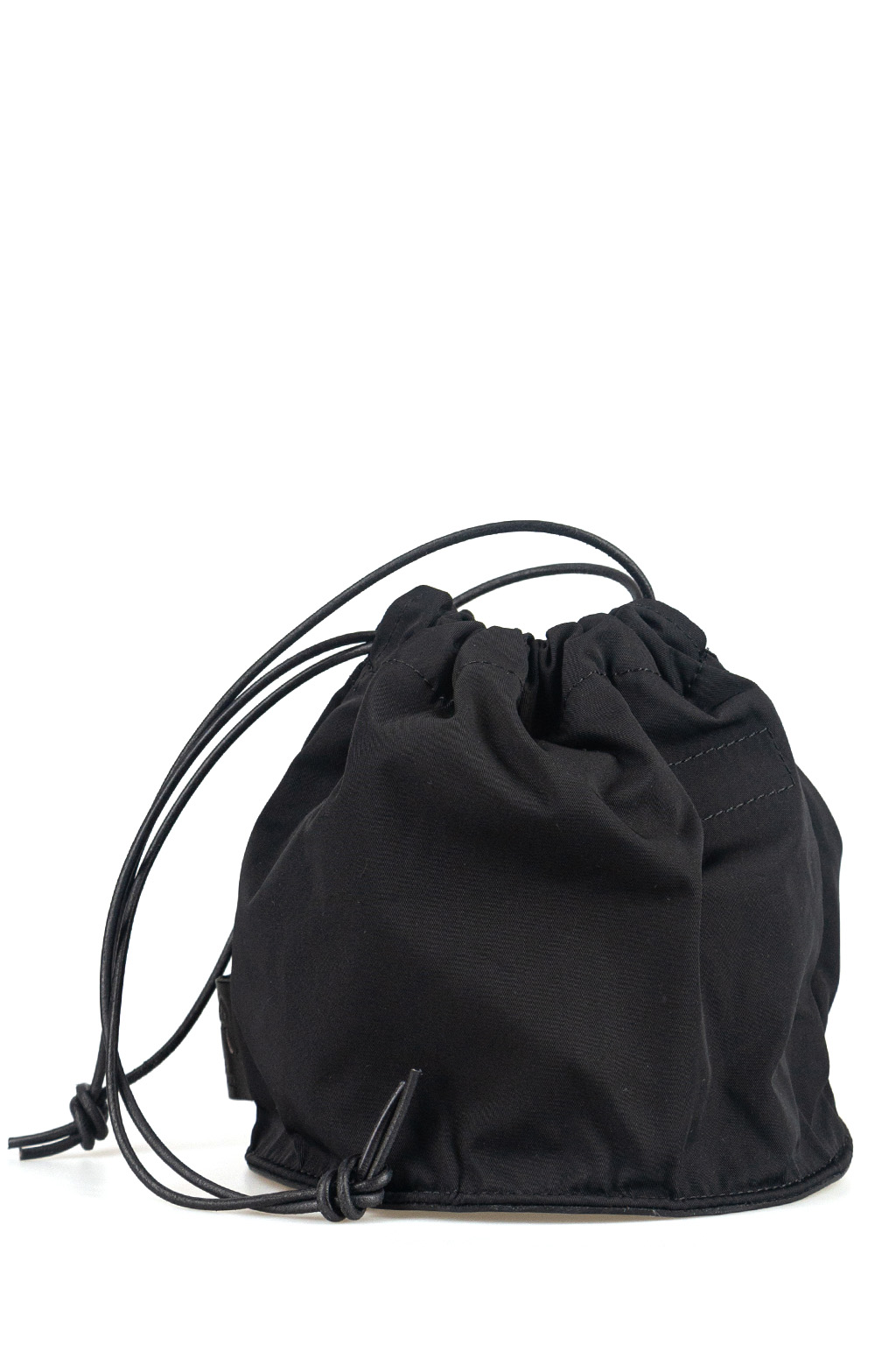amiacalva Gabardine Drawstring Bag - Black