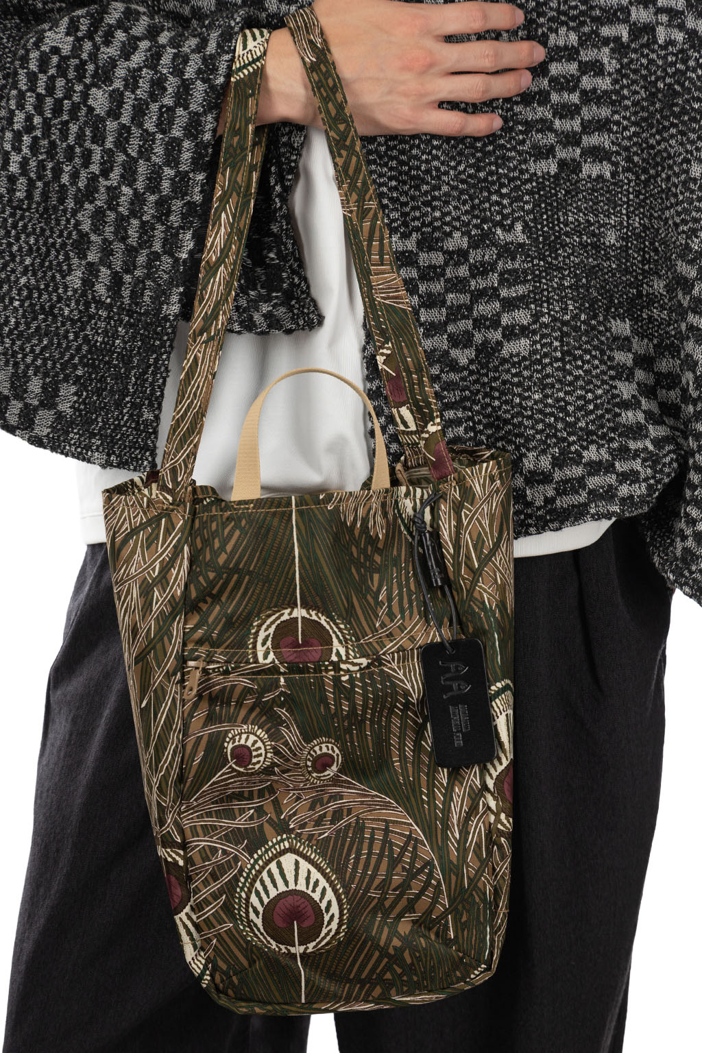 Amiacalva - Liberty Peacock Zippy Tote M - Jungle Green