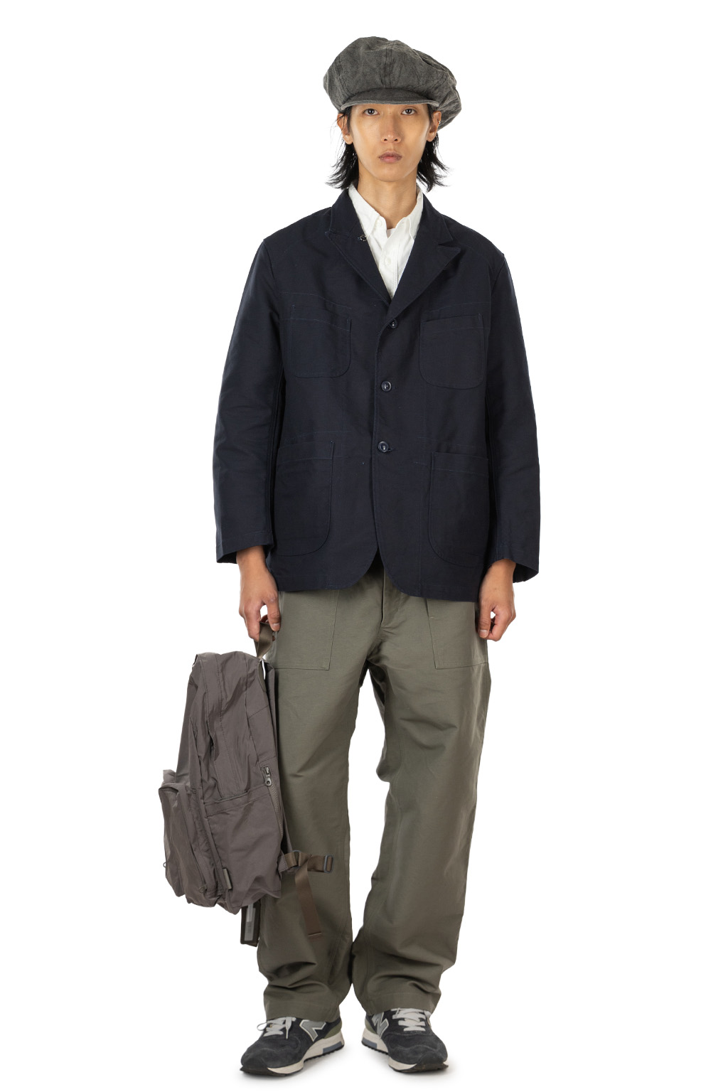 amiacalva Split Yarn Backpack - Grey