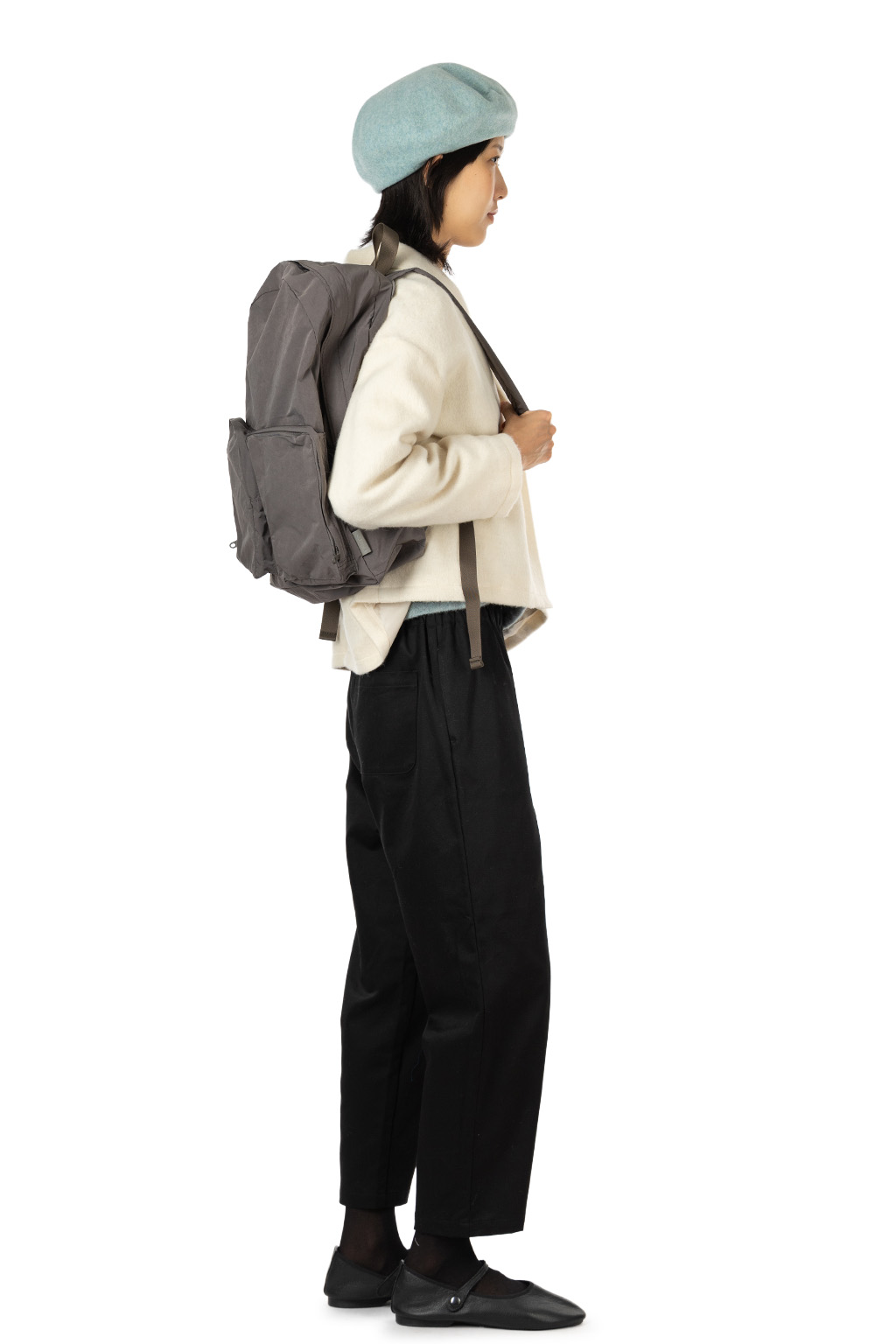 amiacalva Split Yarn Backpack - Grey