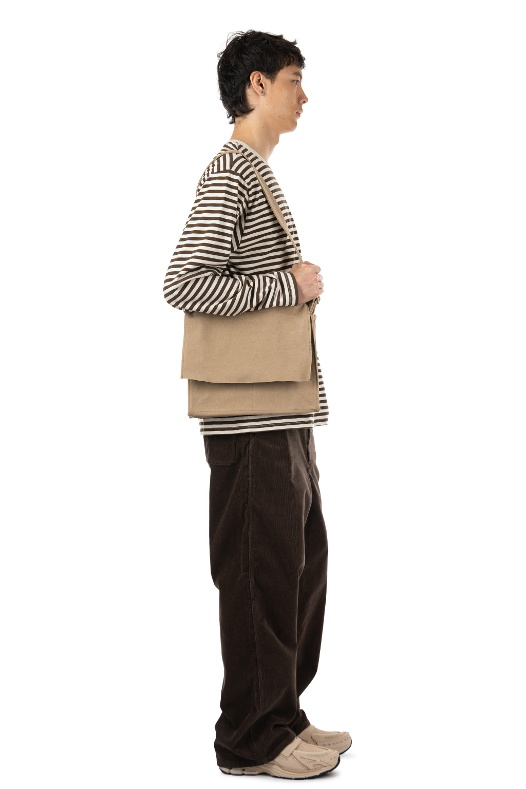 amiacalva Washed Canvas Shoulder Bag - Medium - 3 Color Choices