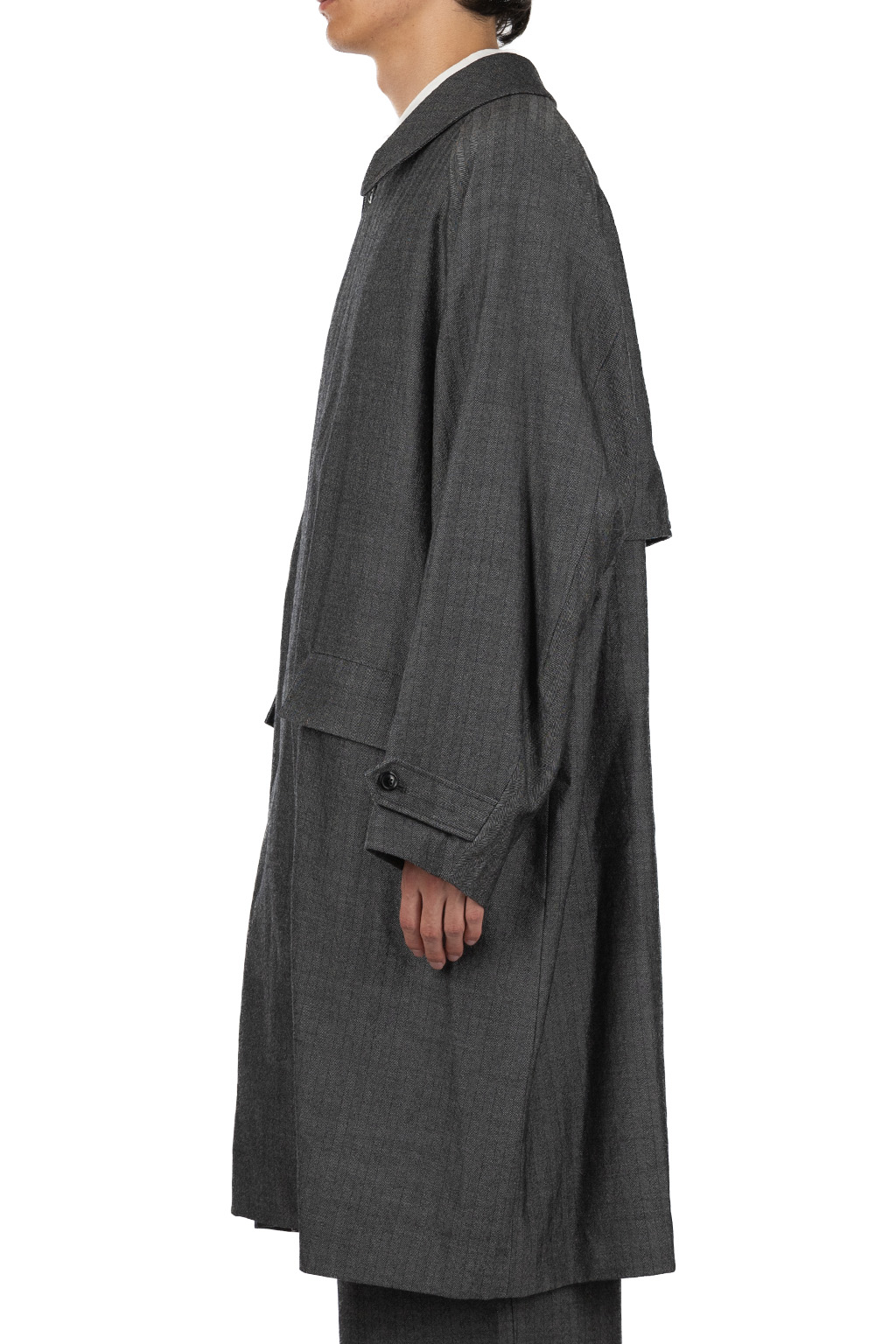 Markaware - Raglan Sleeve Coat - Herringbone