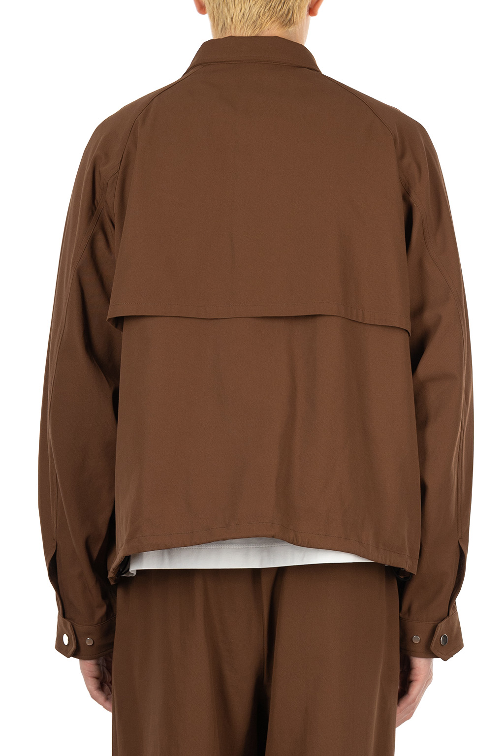 Markaware - Short Field Blouson - Cotton Voile Yarn Twill - Burnt Umber