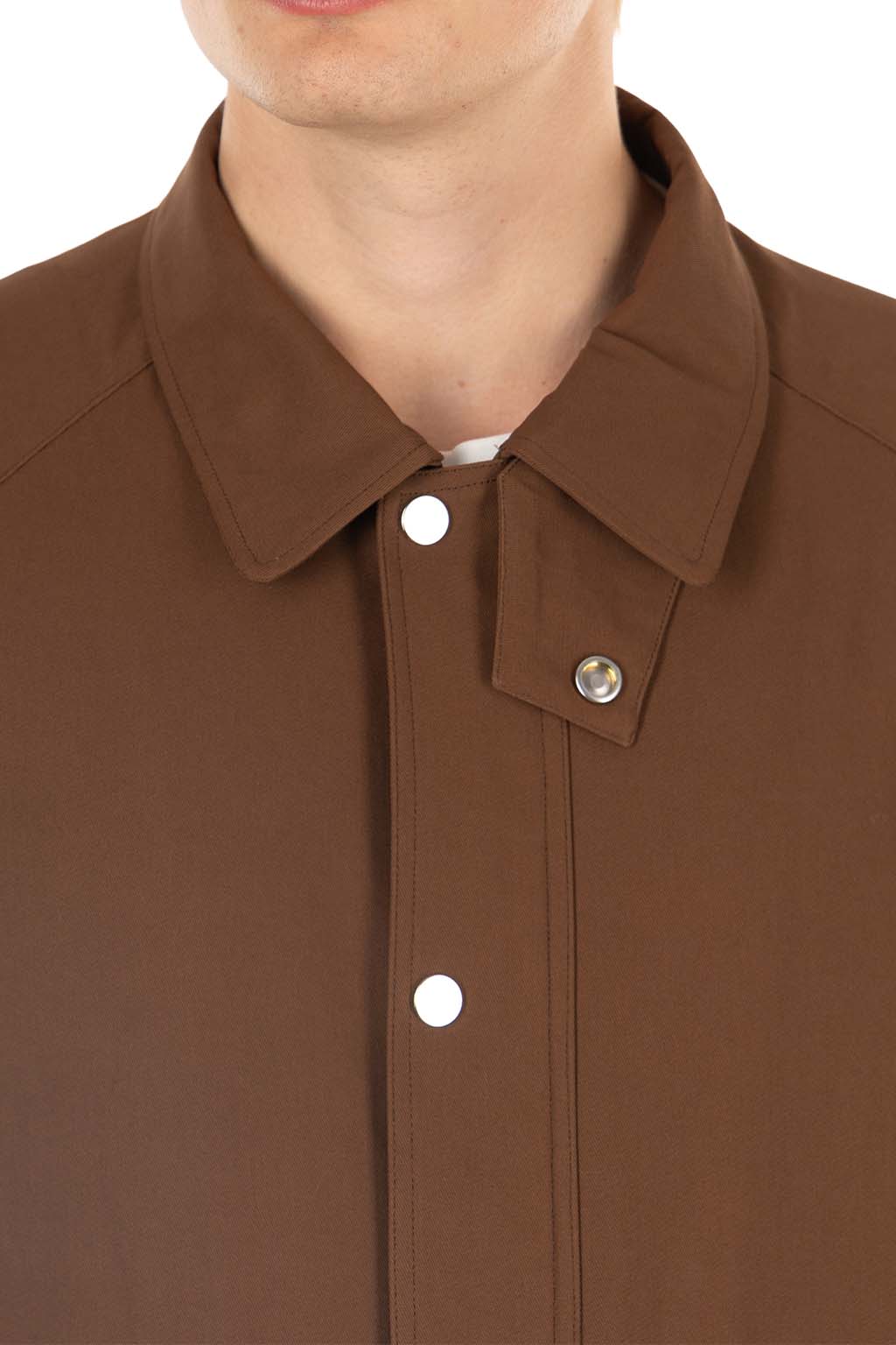 Markaware - Short Field Blouson - Cotton Voile Yarn Twill - Burnt Umber