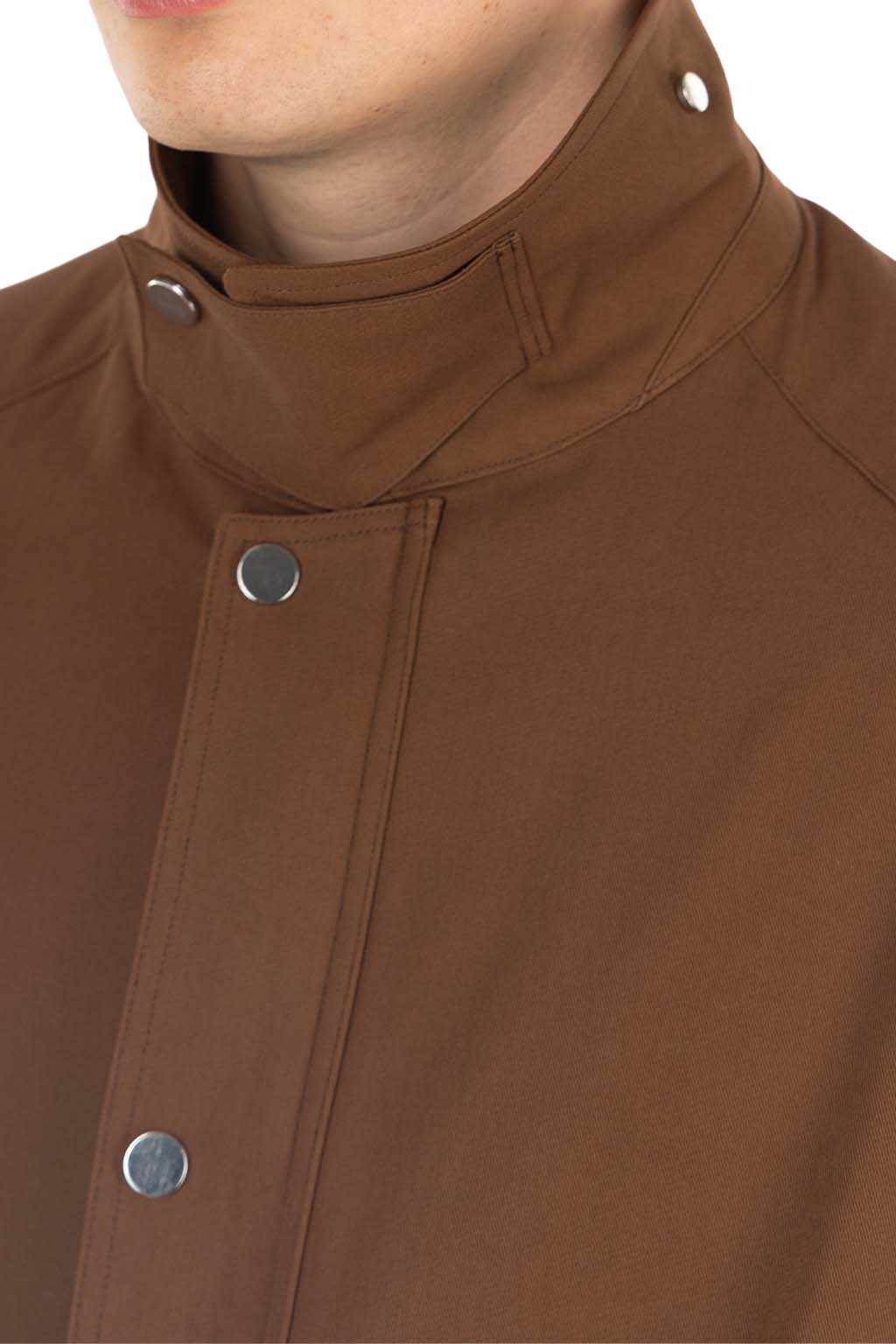 Markaware - Short Field Blouson - Cotton Voile Yarn Twill - Burnt Umber