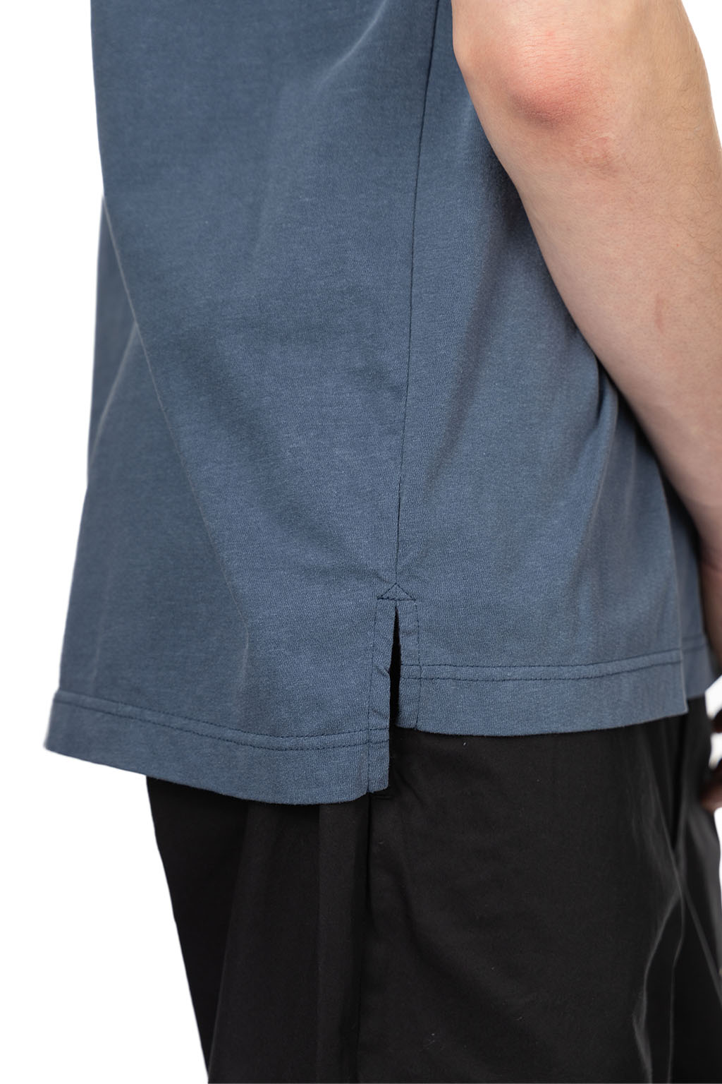 ts(s) - Pigment Dye Faded Big Polo T-shirt - Navy