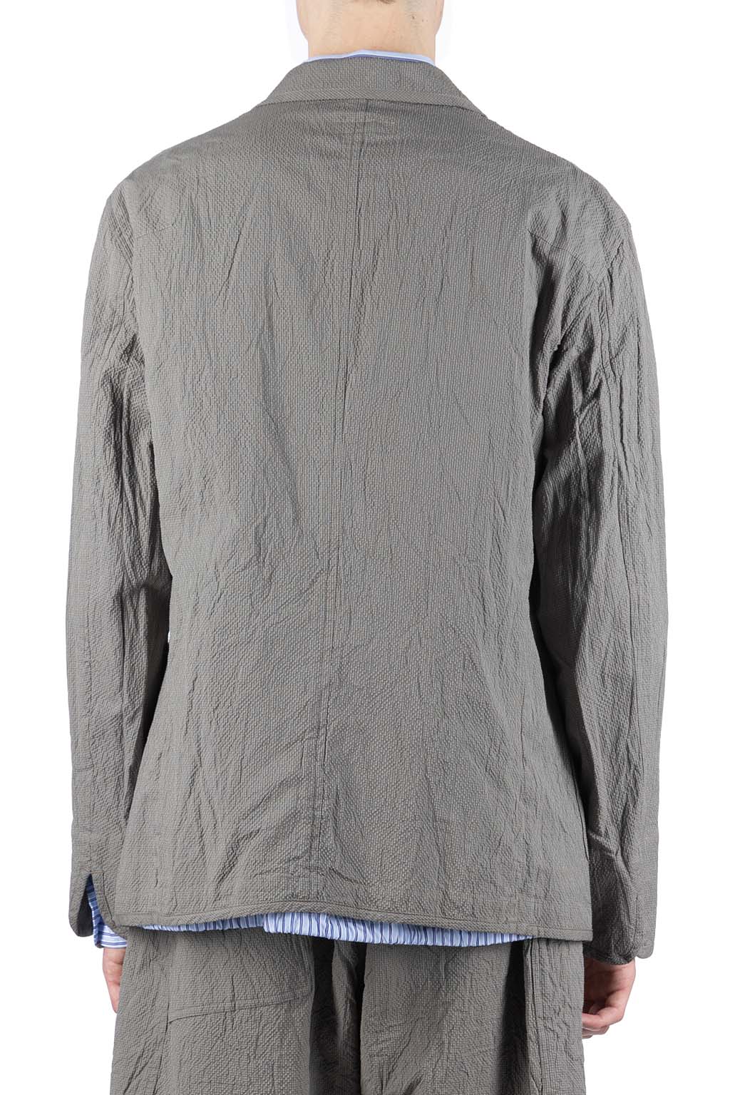 ts(s) Cotton Ramie Silk 2 Button 3 Patch Pocket Piping Jacket