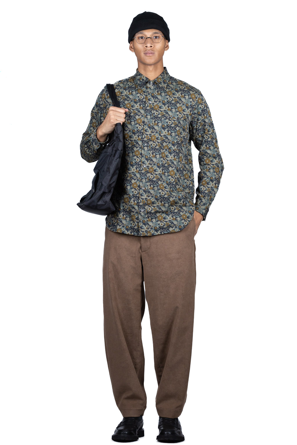 BlueButtonShop - ts(s) - tss-SOLOTEX-Stretch-Corduroy-Pegtop-Pants 